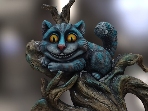  柴郡猫3d模型 