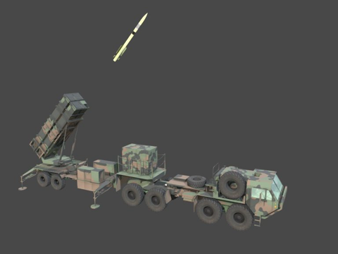  MIM104爱国者发射器3d模型 