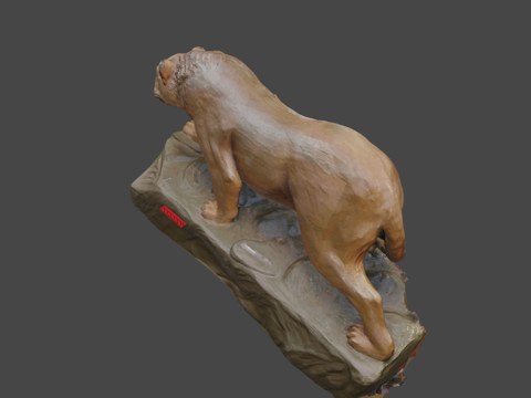  洞穴狮洞狮3d模型 