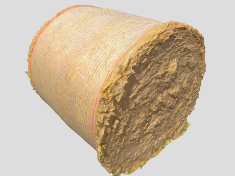  干草堆扫描3d模型 