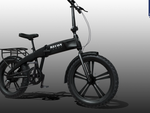  侦察折叠侦察电动自行车3d模型 