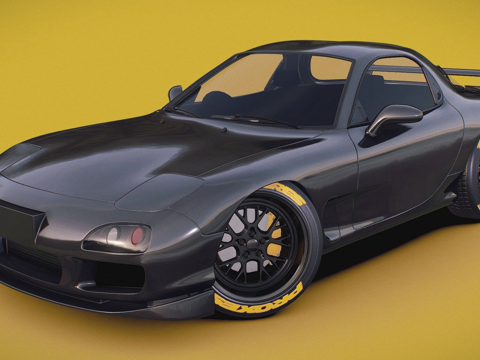  马自达RX73d模型 