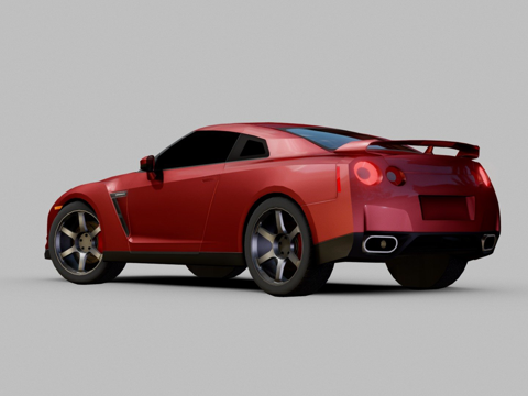  日产GTR3d模型 