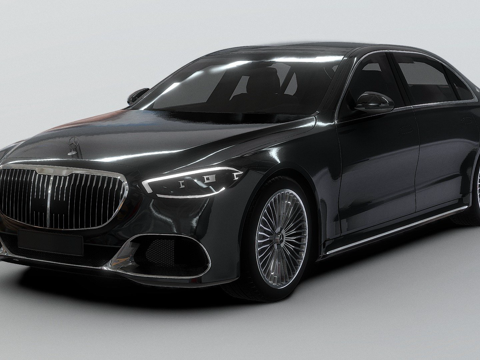  梅赛德斯奔驰迈巴赫20223d模型 