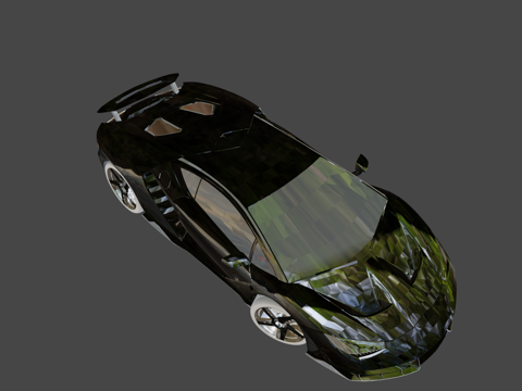  兰博基尼百年纪念LP770内饰SDC3d模型 