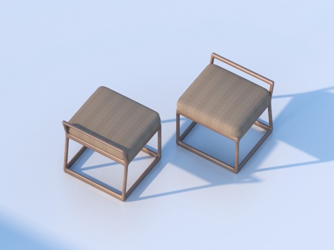  凳子 沙发凳 换鞋凳 矮凳3d模型 
