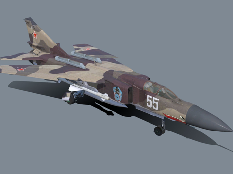  米格23 MLD3d模型 