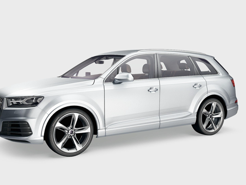 奥迪Q7演示3d模型 