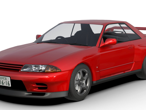  日产天际线R32GTR3d模型 