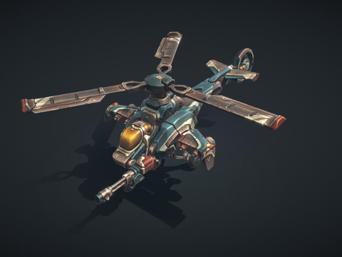  科幻车辆构造器3d模型 