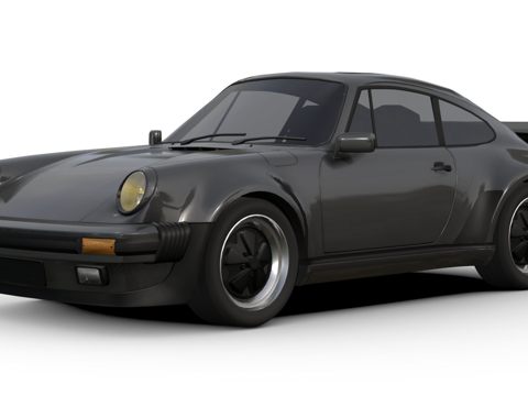  保时捷911930涡轮增压19753d模型 