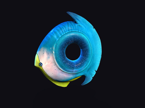  泰坦洞鱼3d模型 