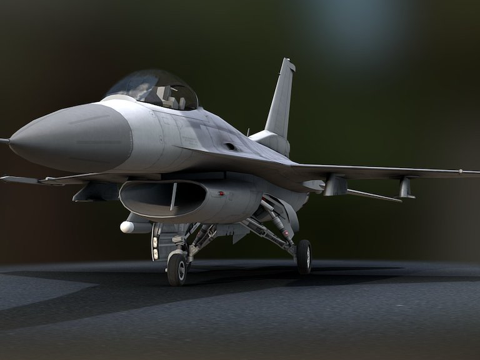  F16战隼战斗机3d模型3d模型 