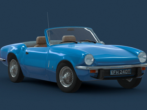  凯旋喷火MKIII3d模型3d模型 