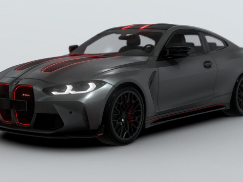  宝马M4csl3d模型 