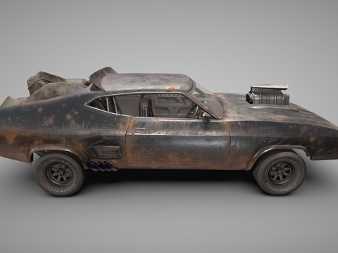  福特猎鹰XB GT拦截者3d模型 