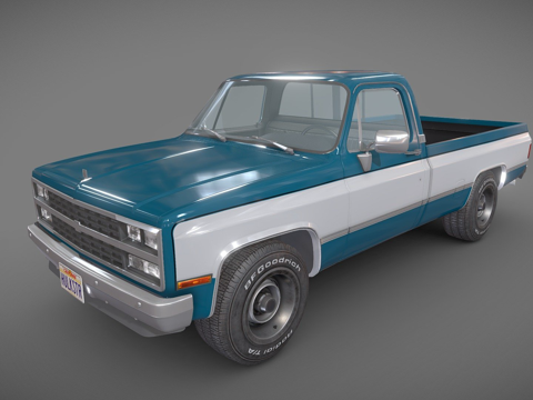  美国通用皮卡3d模型 