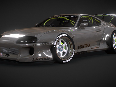  丰田SupraDEKZTRAX343d模型 