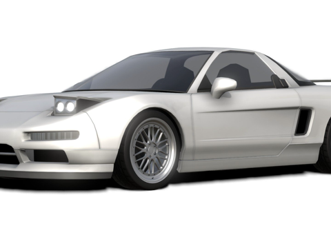  本田NSX 1990年款3d模型 