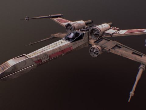  X翼星际战斗机  T65CA2型3d模型 