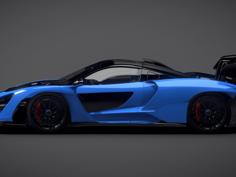  迈凯伦Senna版3d模型3d模型 