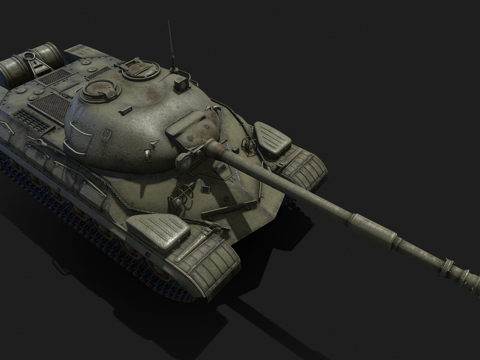  坦克T10M3d模型 