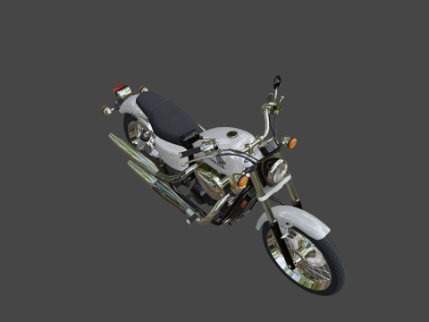  本田Shadow RS 2010款3d模型 