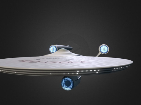  USS企业号NCC1701A3d模型 