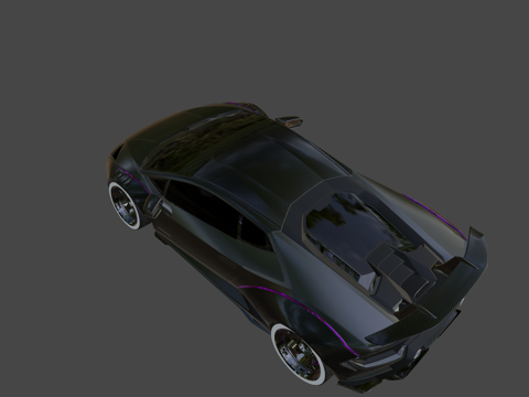  Huracan鹰3d模型 