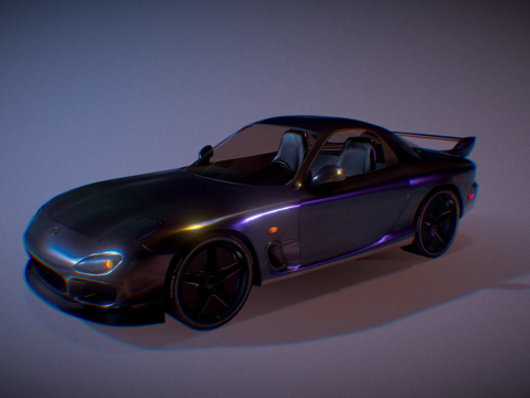  马自达RX73d模型 