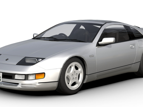  日产淑女300ZX Z32 1989款3d模型 