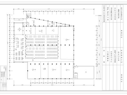 大型超市 最新平面施工图设计cad施工图