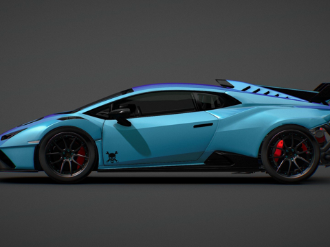  兰博基尼Huracan双涡轮增压LOST3d模型 