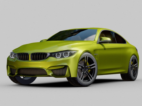  宝马M4  25美元3d模型 