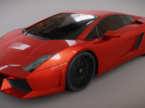  兰博基尼Gallardo 2010款3d模型 
