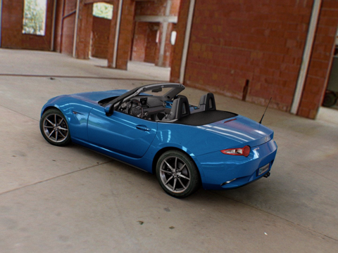  马自达MX53d模型 