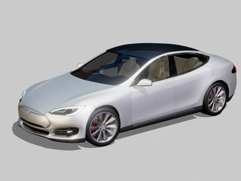 特斯拉Model S3d模型 