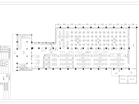 大型超市 最新平面施工图设计cad施工图