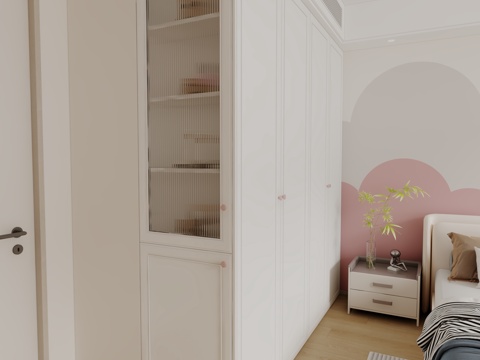  现代衣柜3d模型 