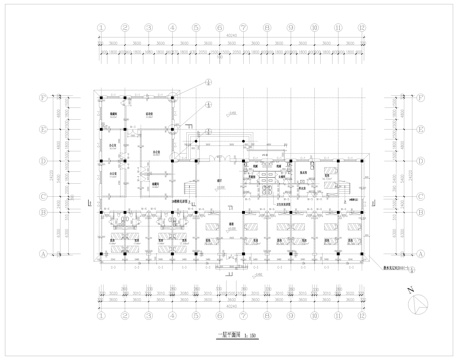 养老院 最新平面施工图设计cad施工图
