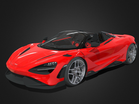  迈凯伦Spider3d模型 