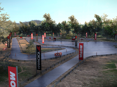  漂移赛道版3d模型 