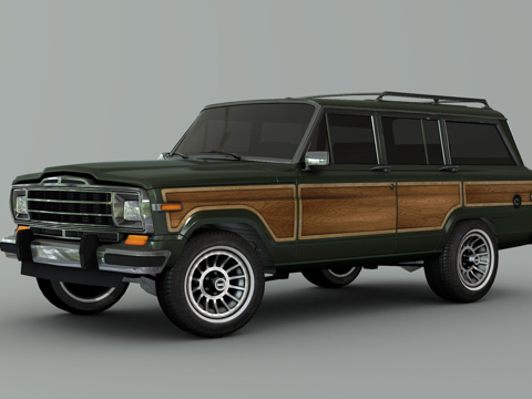  吉普瓦格尼尔3d模型 
