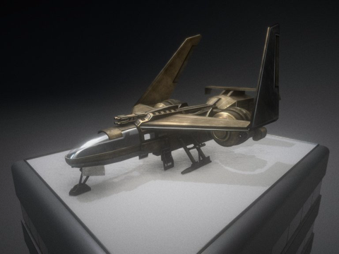  战斗喷气机动画3d模型 