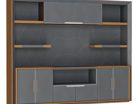  装饰柜3d模型 