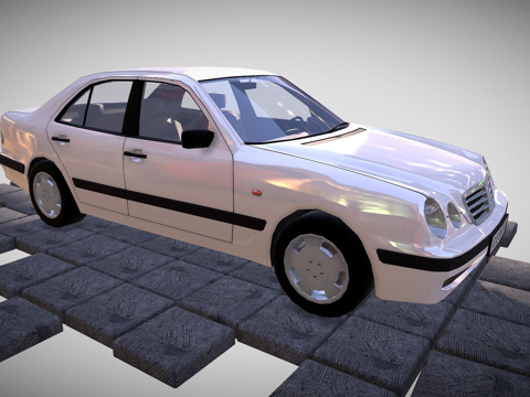  行政轿车3d模型 