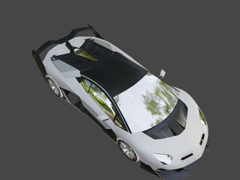  兰博基尼Aventador SVJ  SC20版  SDC3d模型 