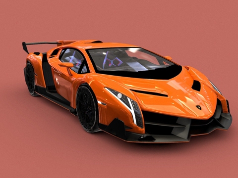  兰博基尼venevo3d模型 