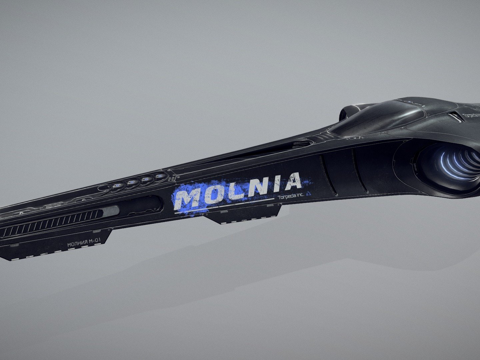  未来赛车  闪电3d模型 