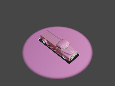  芭比道奇皮卡定制长车 作者Alex.Ka3d模型 